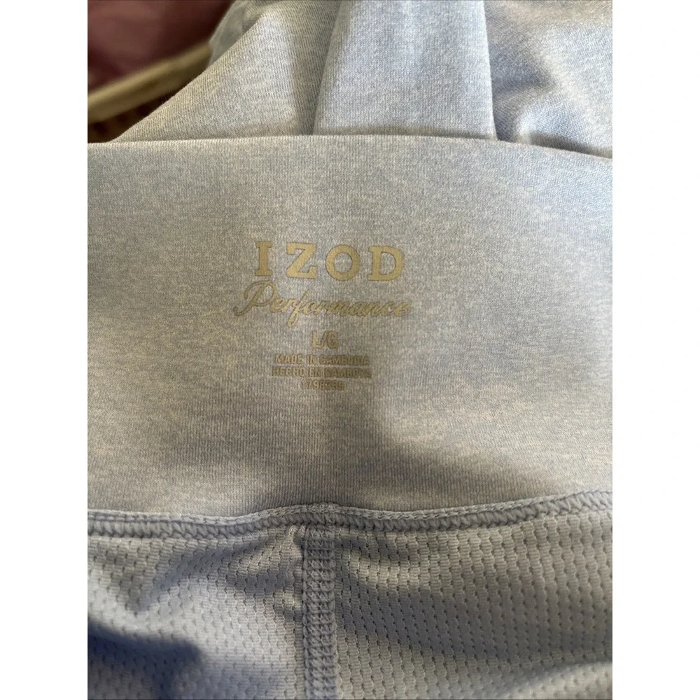 IZOD Performance Skort With Back Pleats‎ Light Blue Large Tennis Pickleball Golf